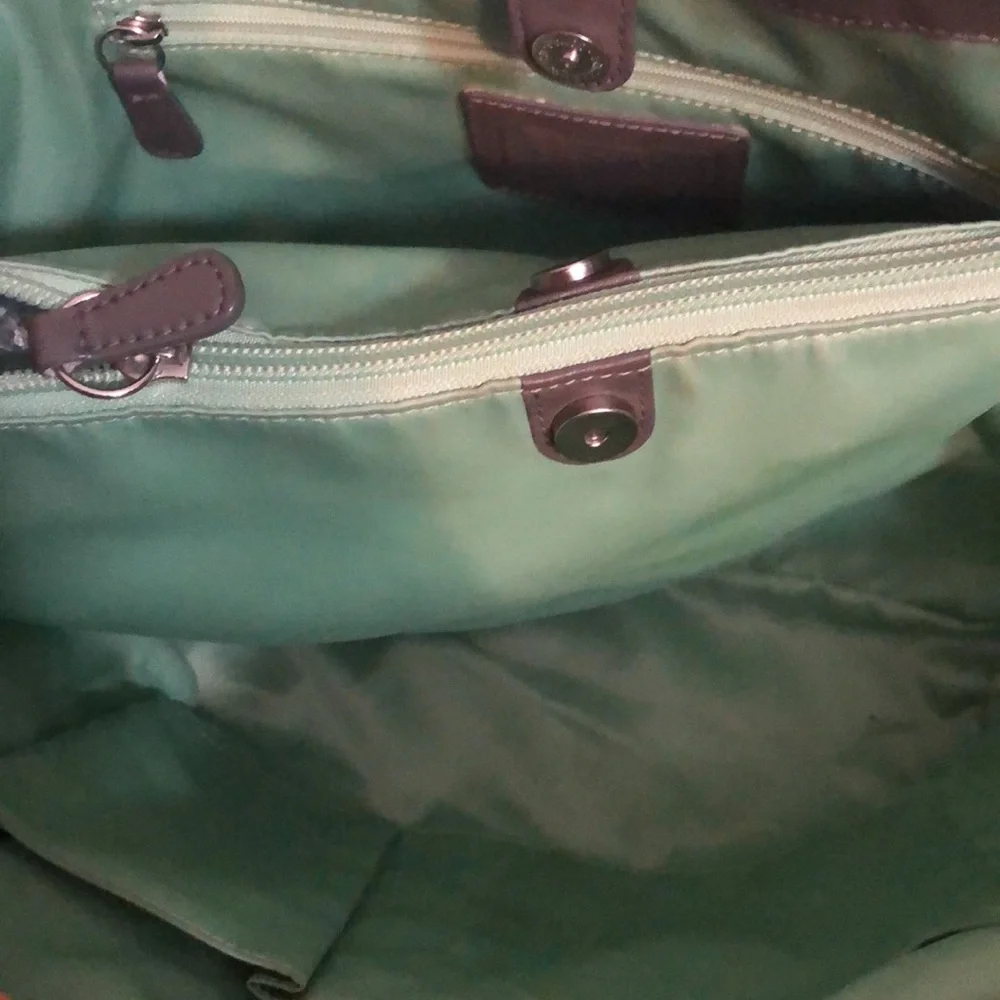 Coach  light Cream and Gray Tote Bag - Picture 9 of 10